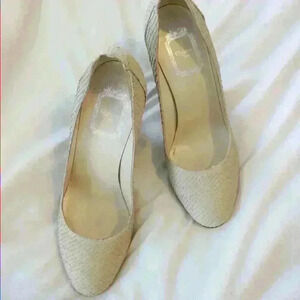 Christian Dior boho python pumps